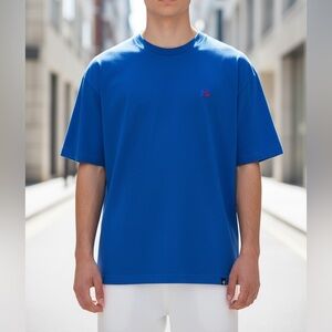 Russell Athletic Men's Baseliner T-Shirt Royal Blue Large